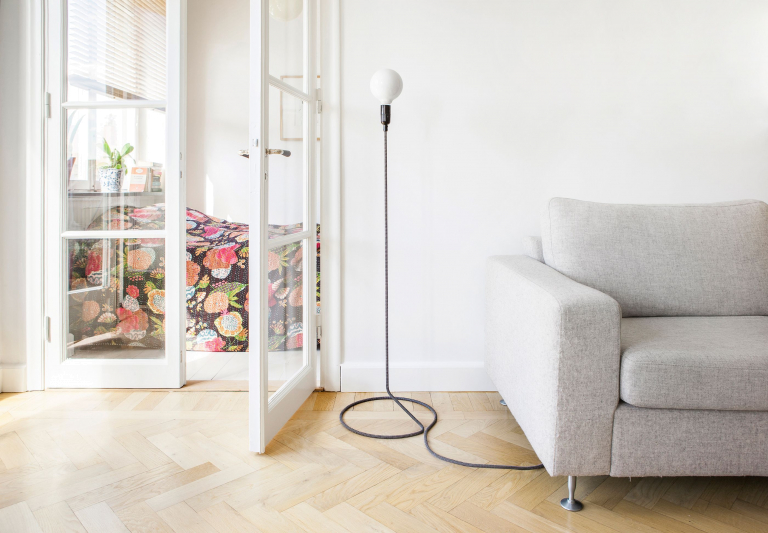 Design House Stockholm Cord vloerlamp