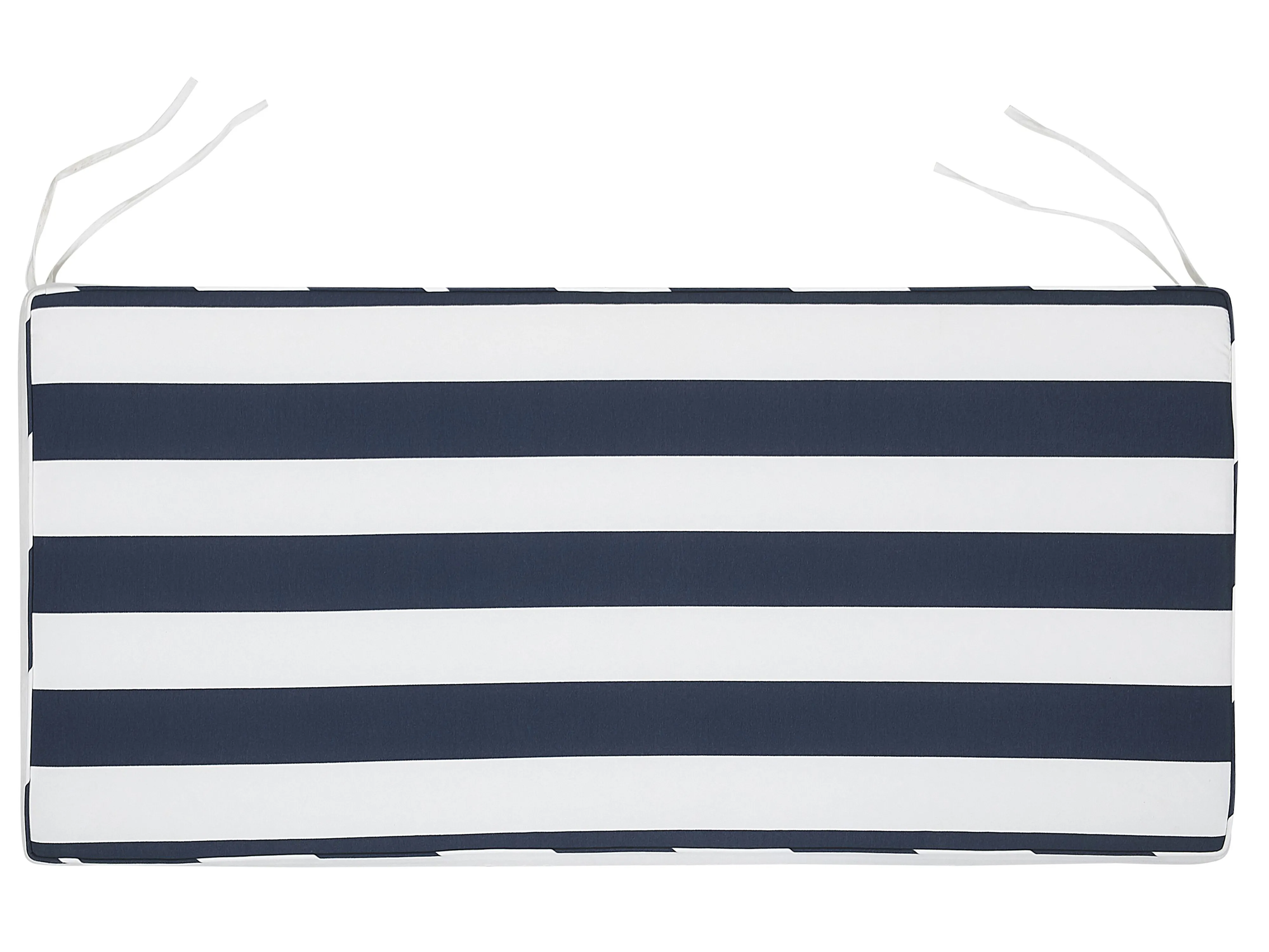 Tuinbank met zitkussen VIVARA 120 cm Gecertificeerd acaciahout Marineblauw