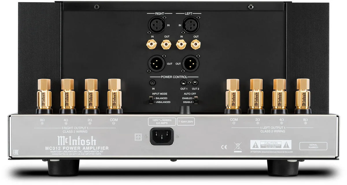McIntosh MC312 Amplis de puissance