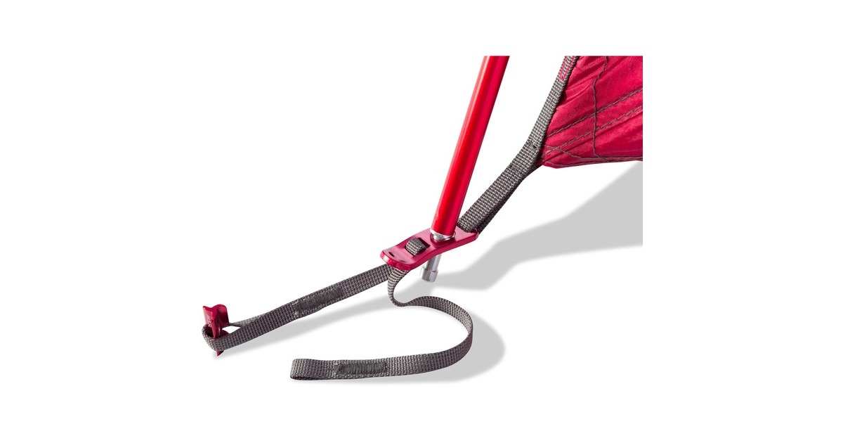 MSRMutha Hubba NX 3-Persoons Tent  (Lichtgrijs/rood, Model 2021)
