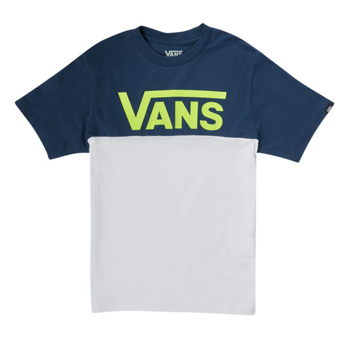 Vans - VANS CLASSIC BLOCK SS - Marine / Gris