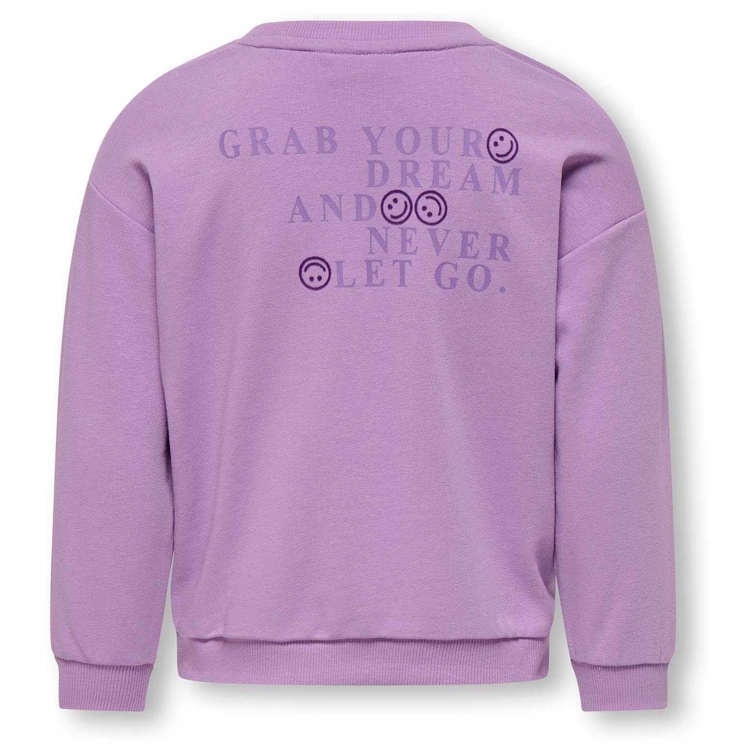Kids Only peuter sweater lange mouwen printopdruk paars