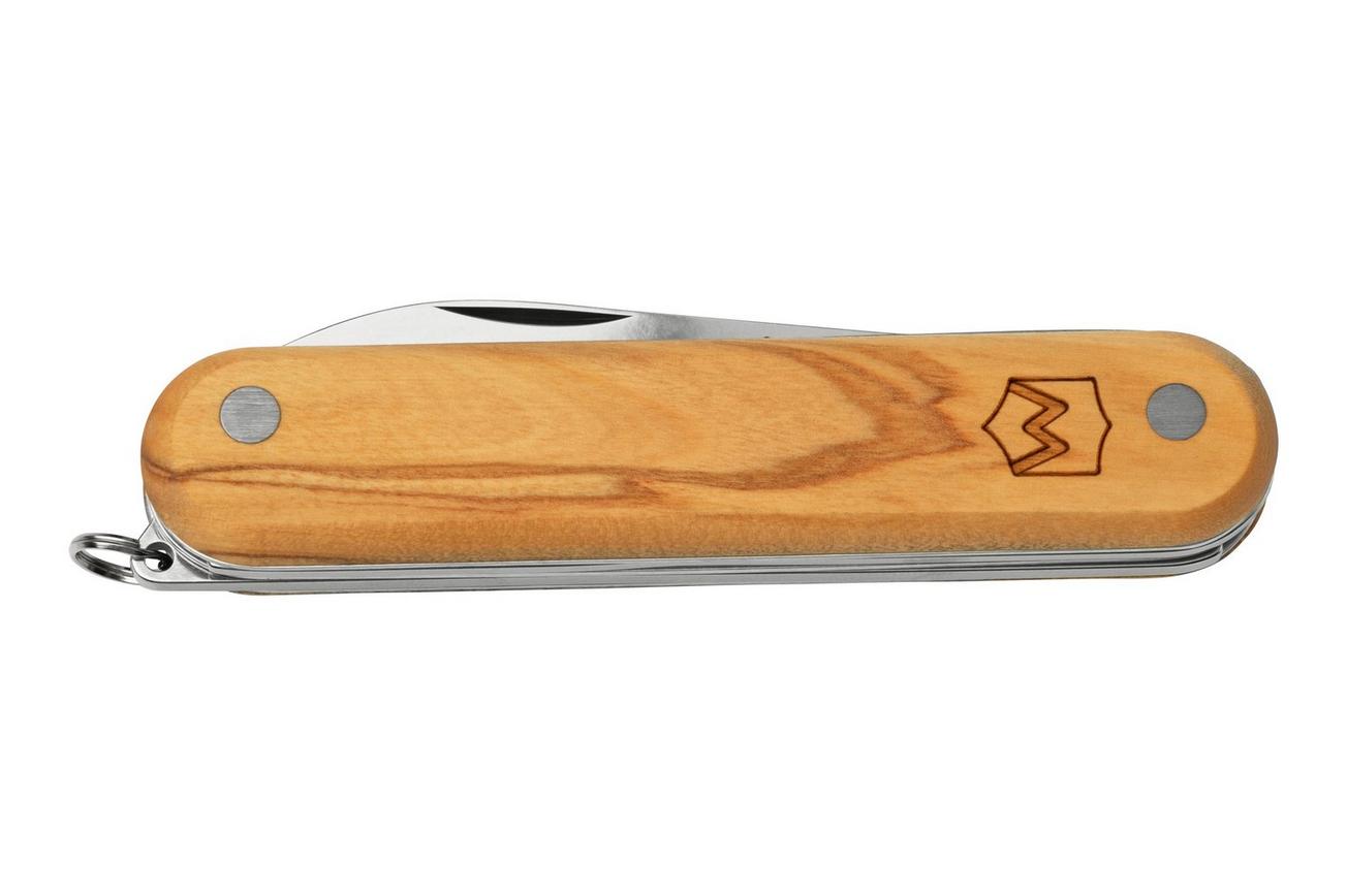 Mercury Multi-Tool Knife 913-2SLC Olive Wood, 2 functies, zakmes