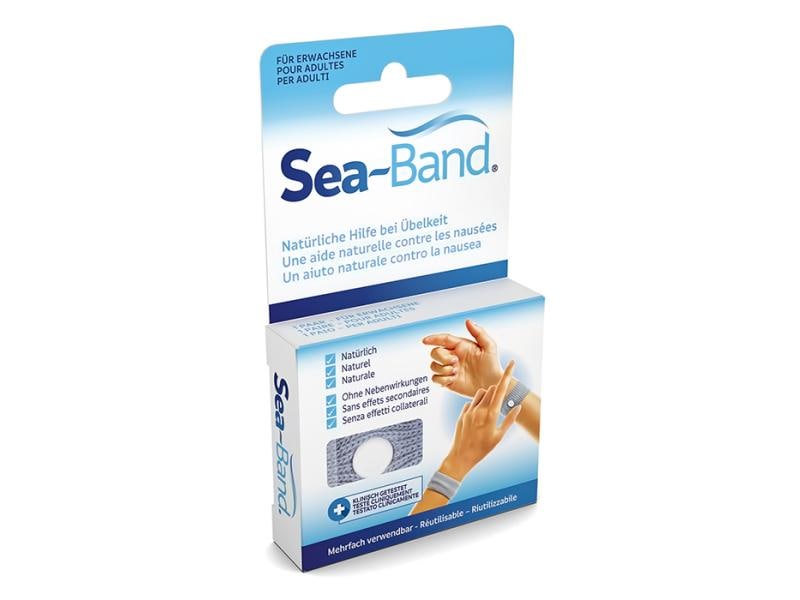 Sea-Band Akupressur-Band grau 2 Stück Akupressur-Band gegen Reiseübelkeit
