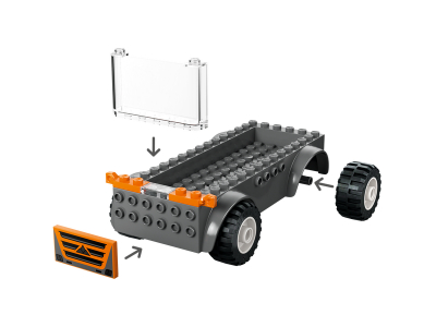 LEGO Transportwagen voor motoren (60491)
