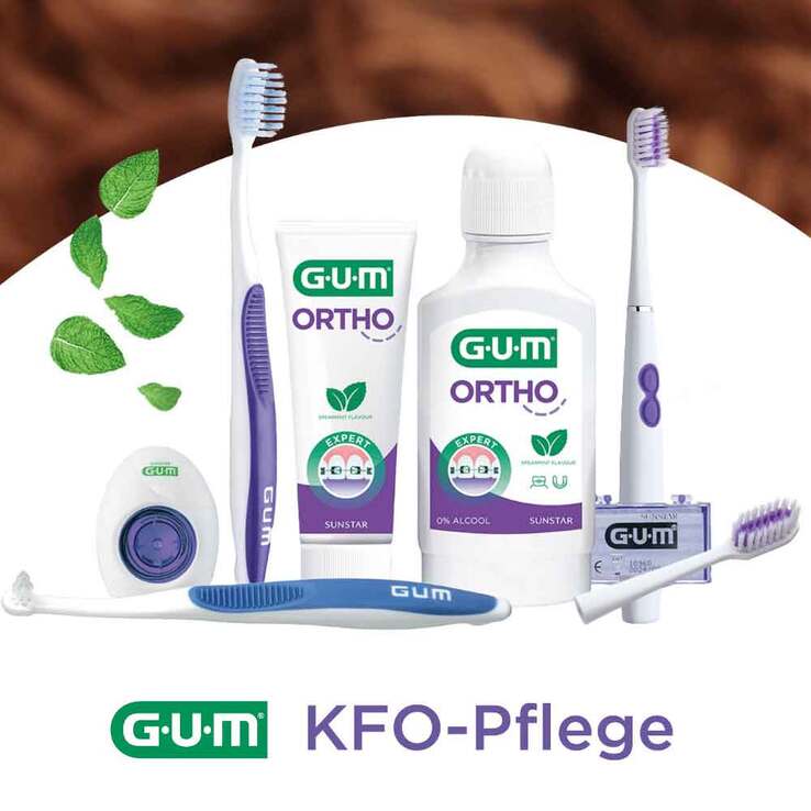 GUM Sonic Ortho Schallzahnbürste, 1 St