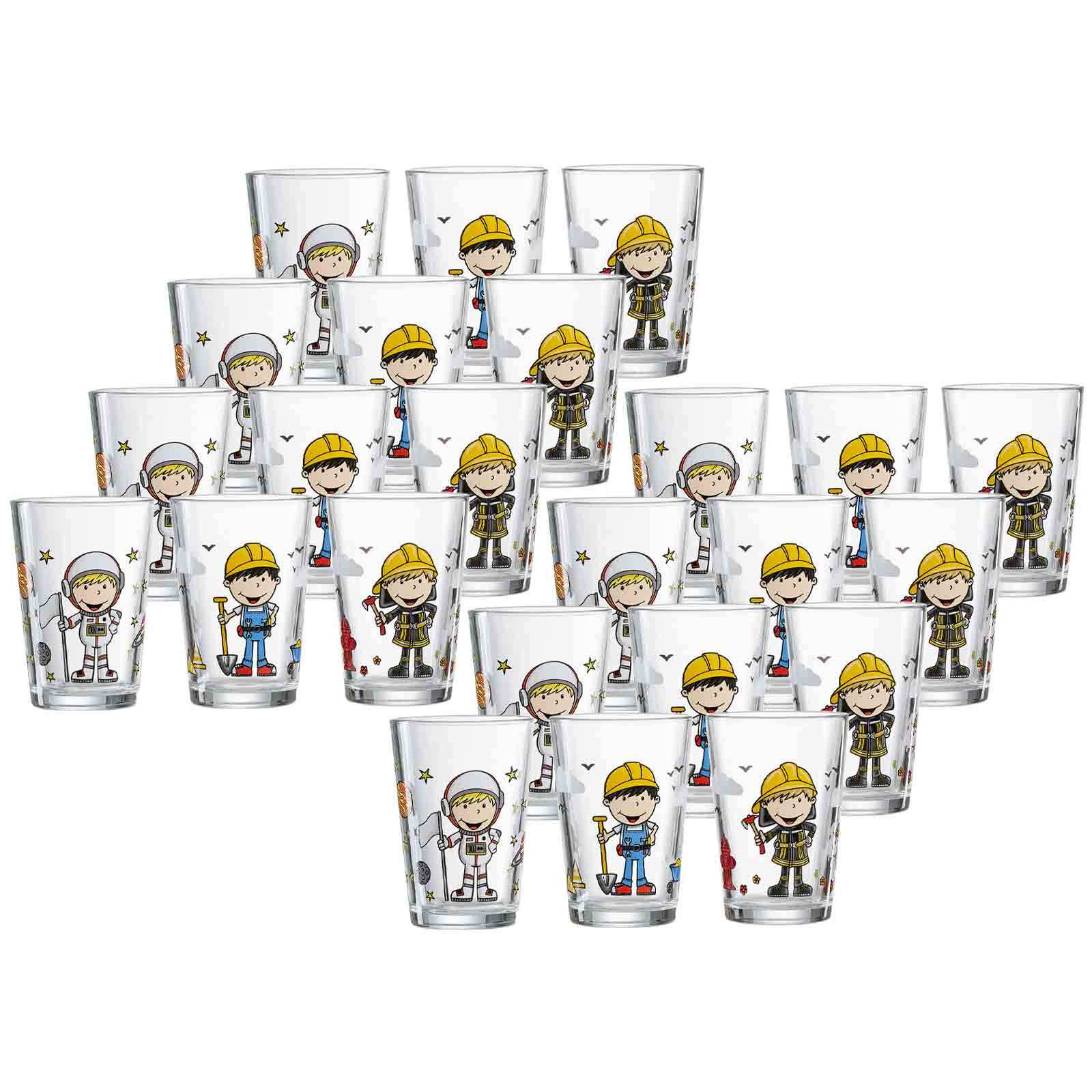 Ritzenhoff & Breker Kindergläser Berufe Jungen 205 ml 24er Set