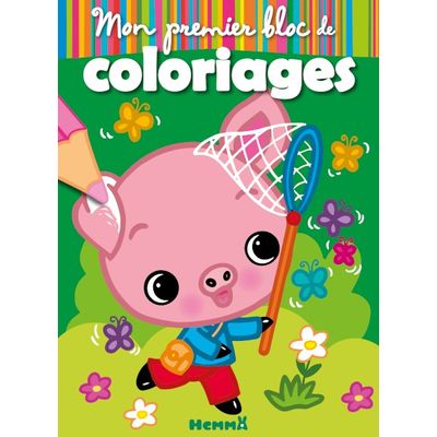 Mon premier bloc de coloriages - Cochon
