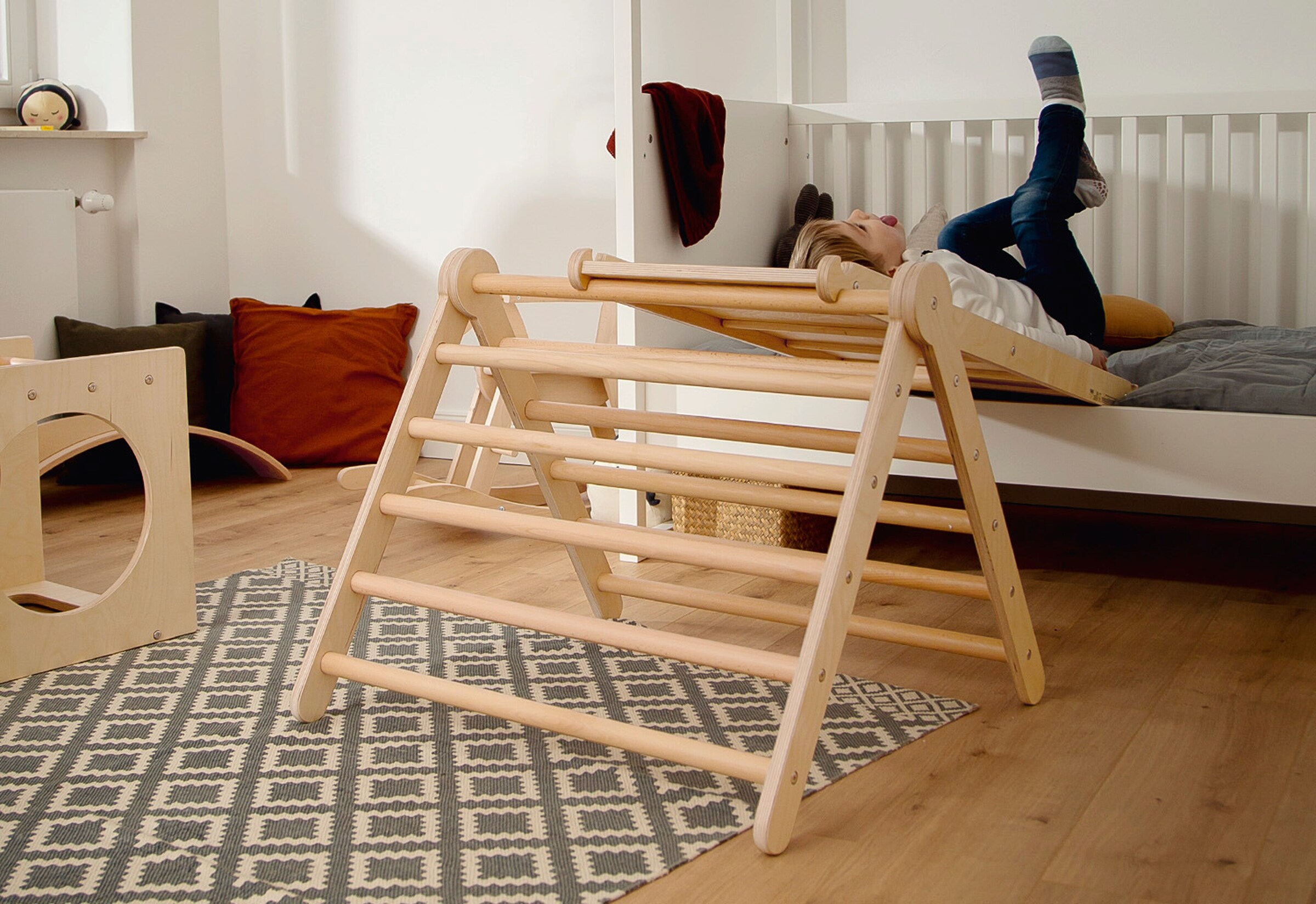 Pinolino Kletterset „Kari” mit Dreieck und Brett, 2-tlg.