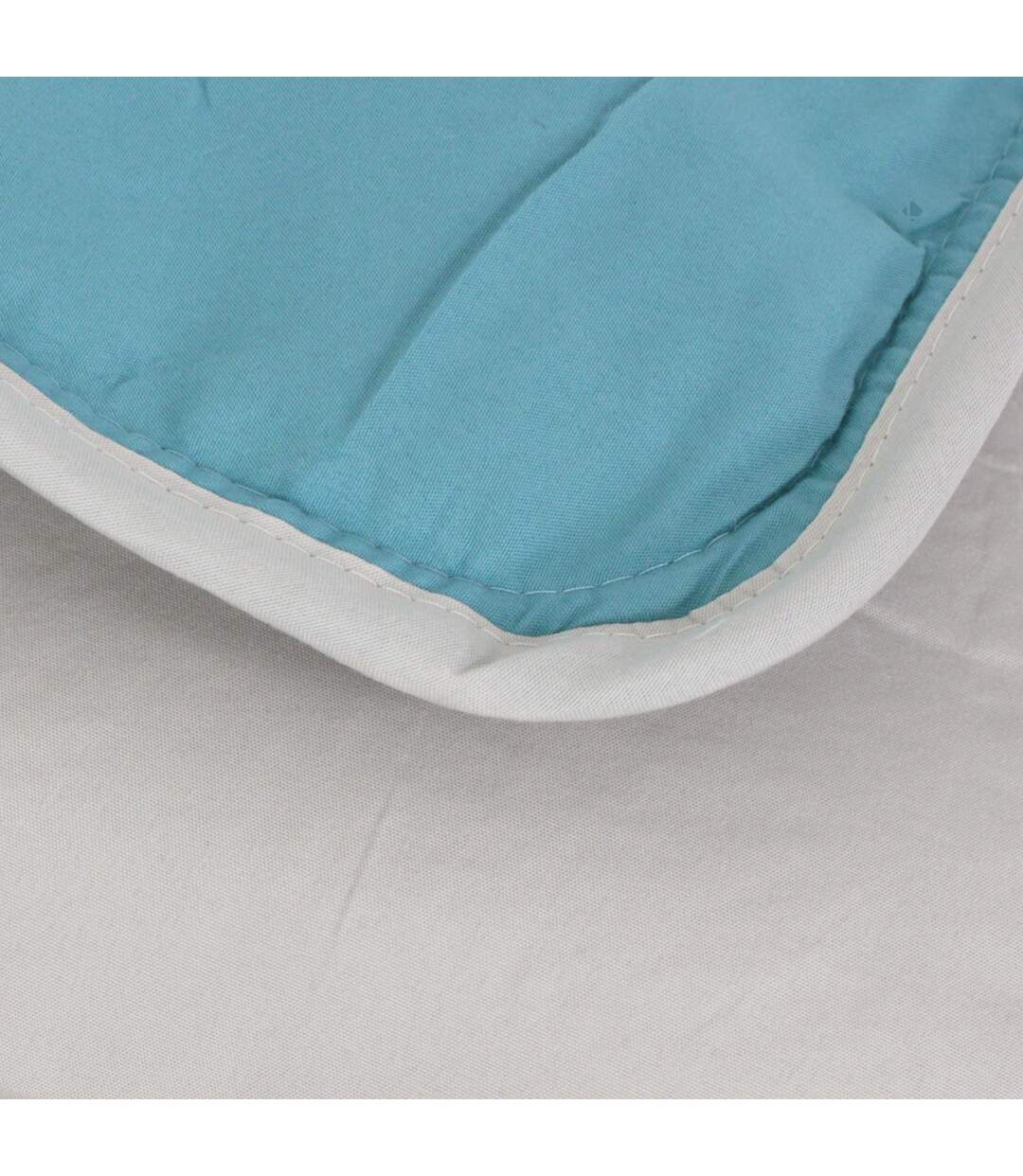 Couette été 140x200 cm COCOON BICOLORE Lac/Galet garnissage fibre polyester 200g/m2