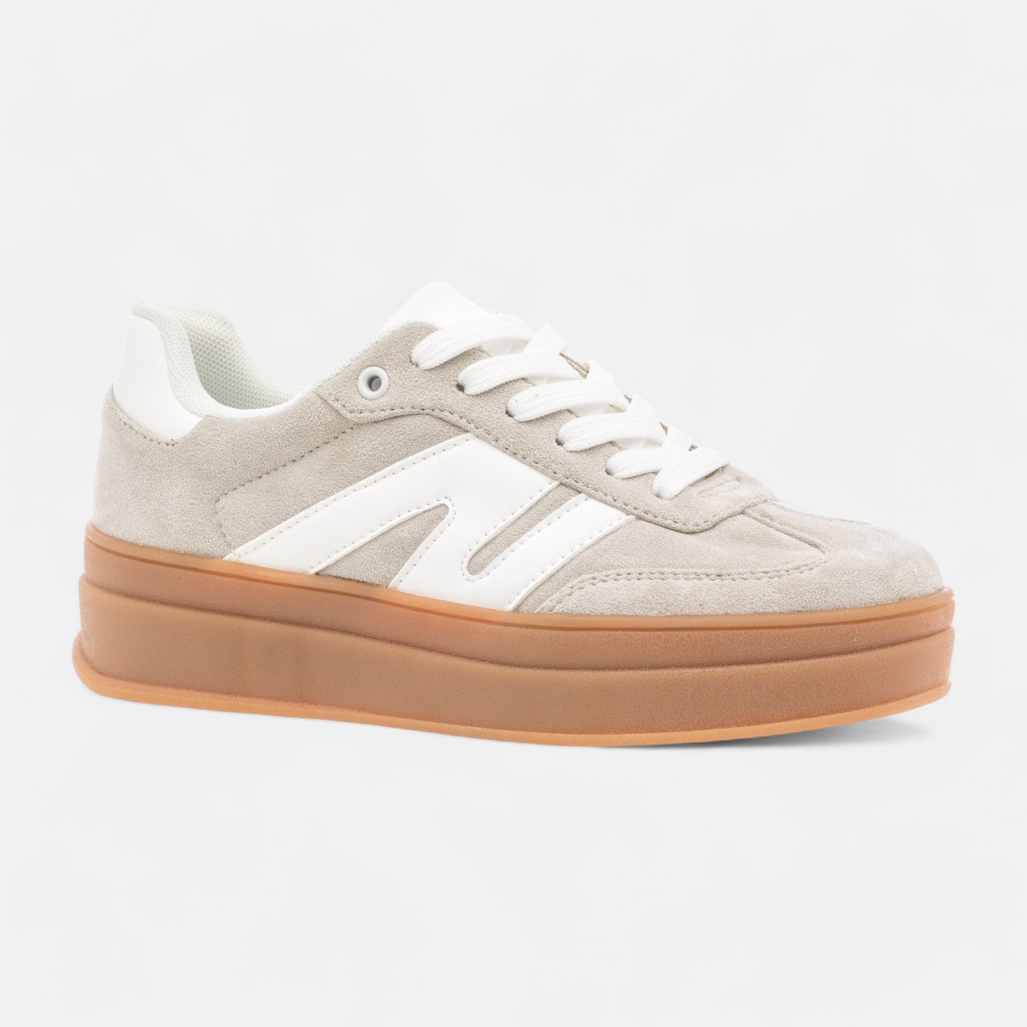 Baskets basses Femme beige