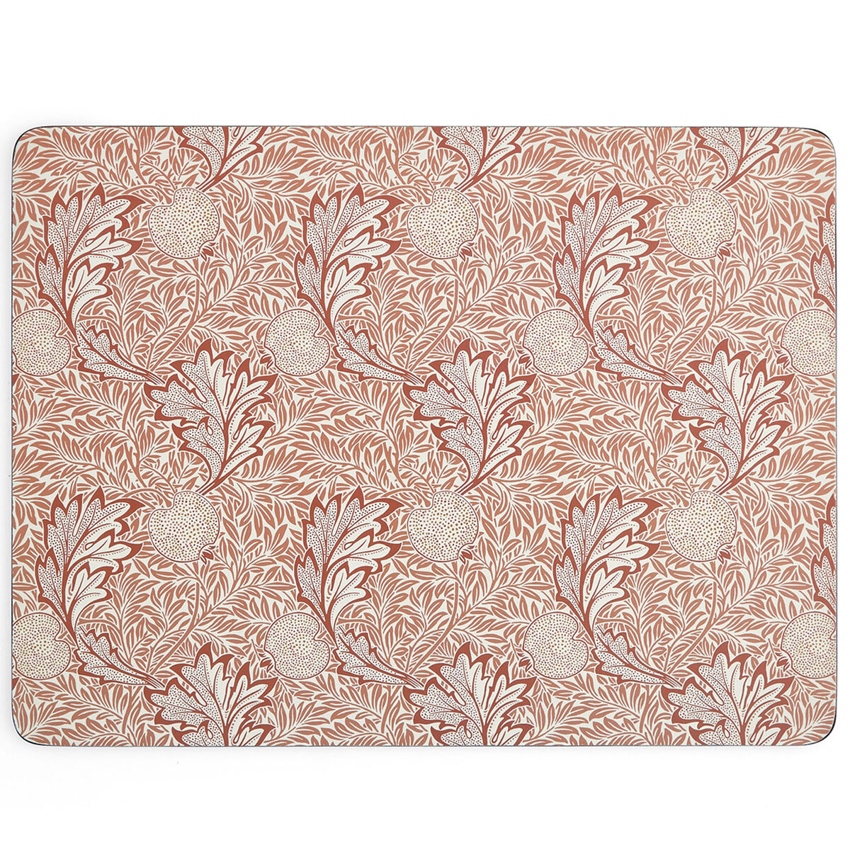 Spode Morris & Co Apple bordbrikker 40x30 cm 4-pakning, rød