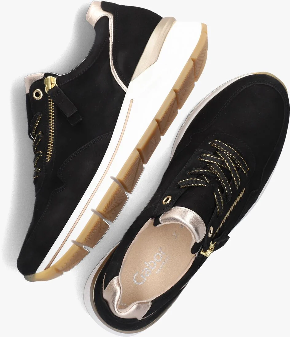 GABOR zwarte gabor lage sneakers 587