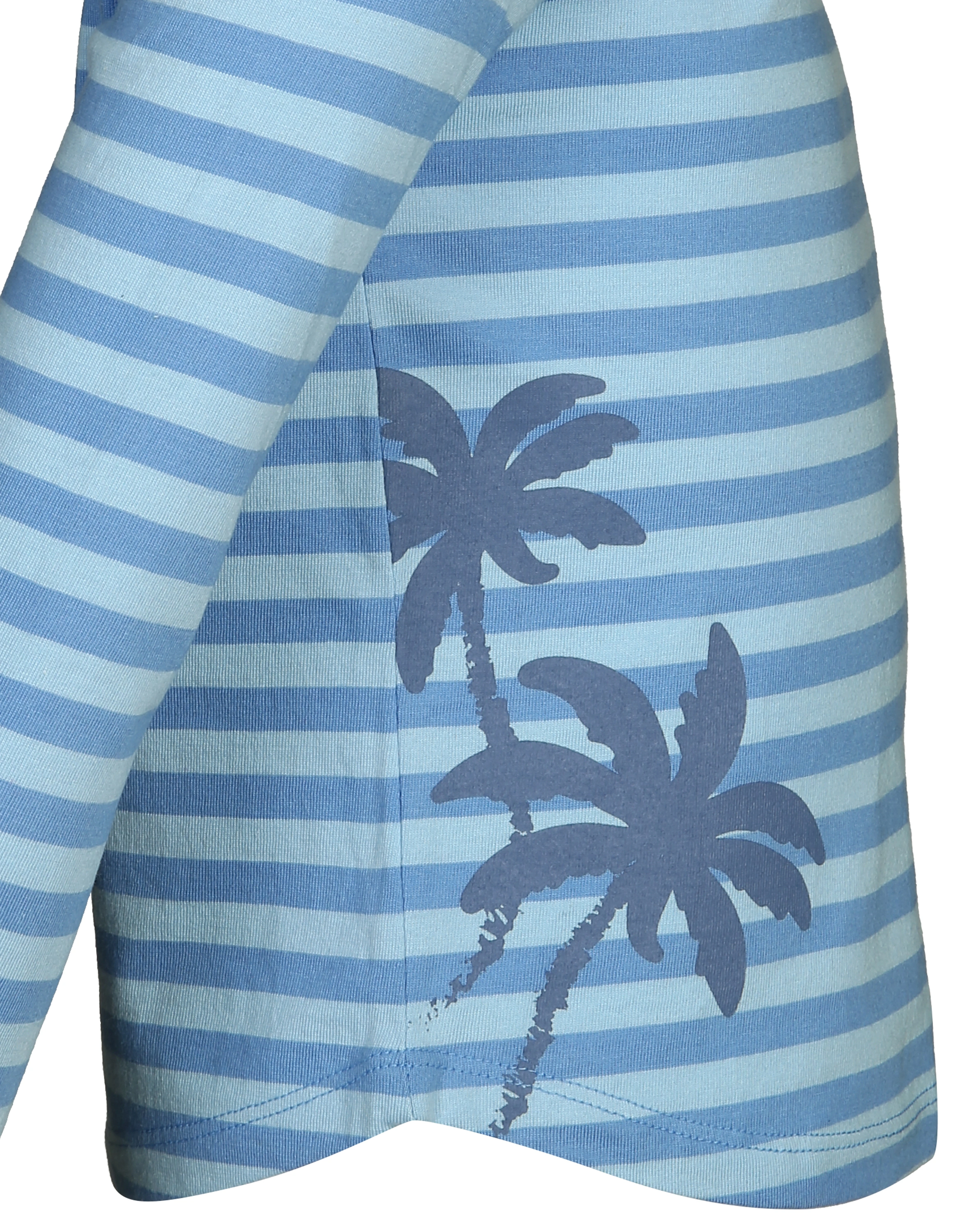 Langarmshirt SUMMER gestreift in blau