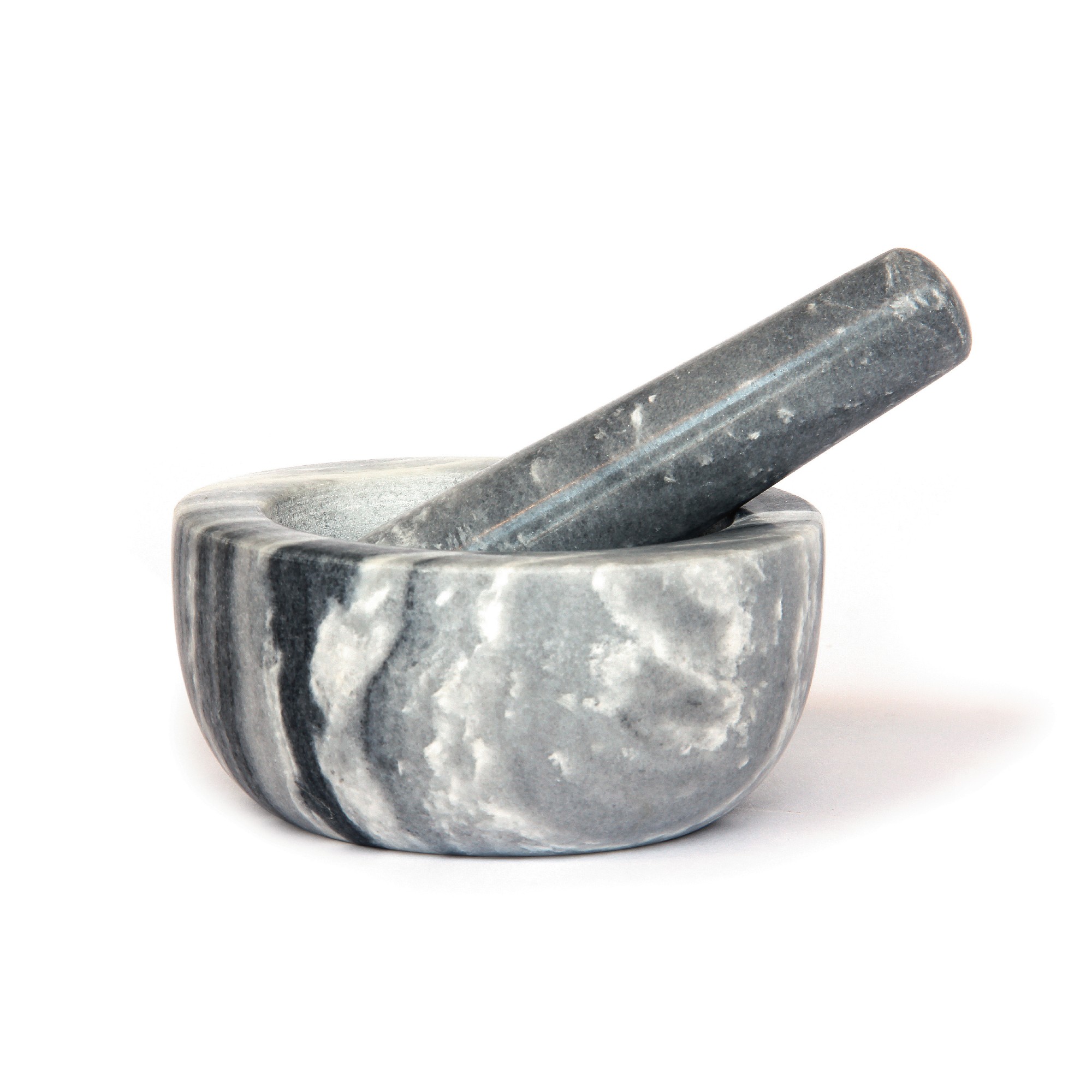 Mörser 'Dukkah', hellgrau, Ø 11,5 cm, H 5,5 cm zu 15,80