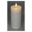 Kubbelys med flakkende flamme LED 15 cm