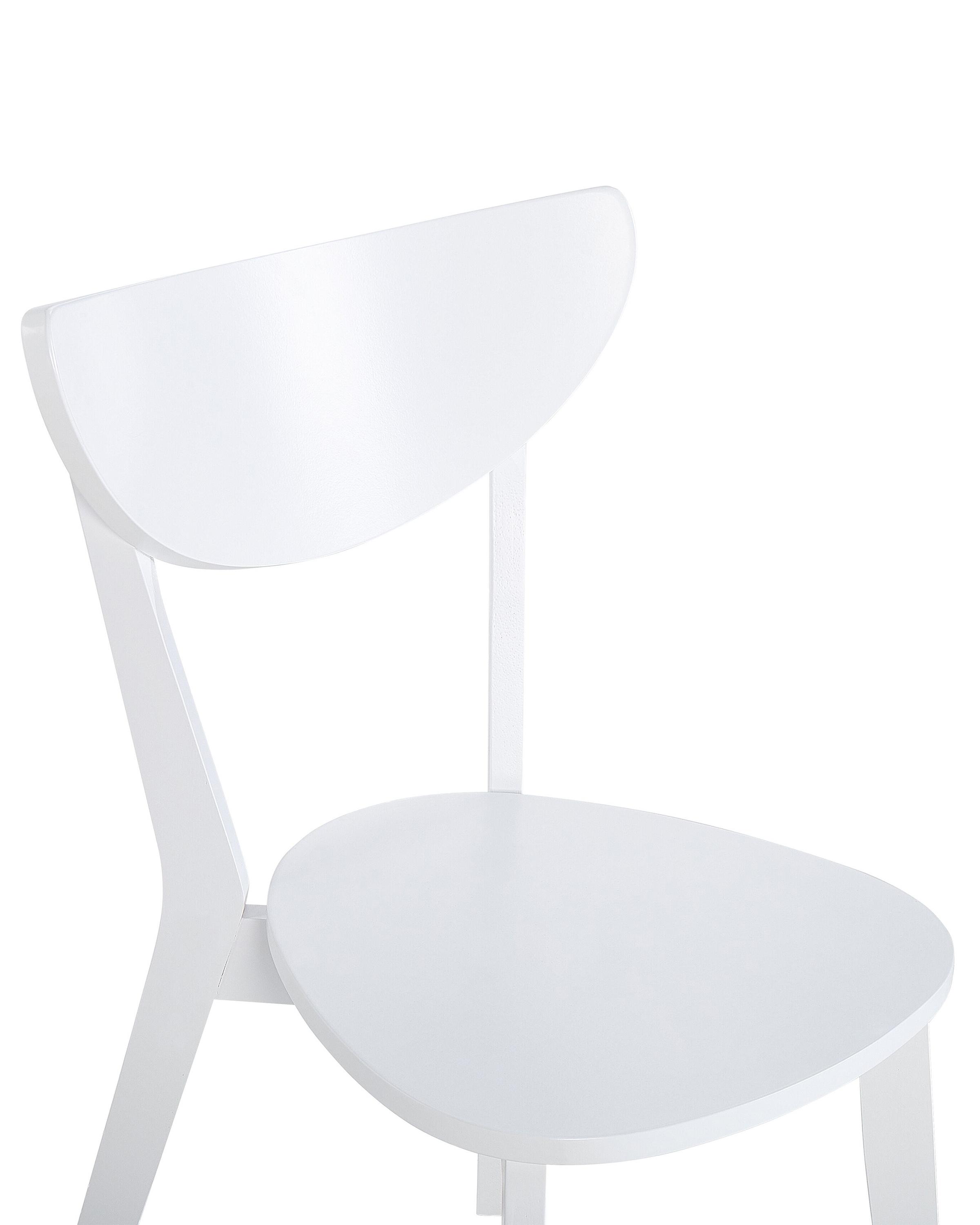 Set van 2 eetkamerstoelen ROXBY Wit