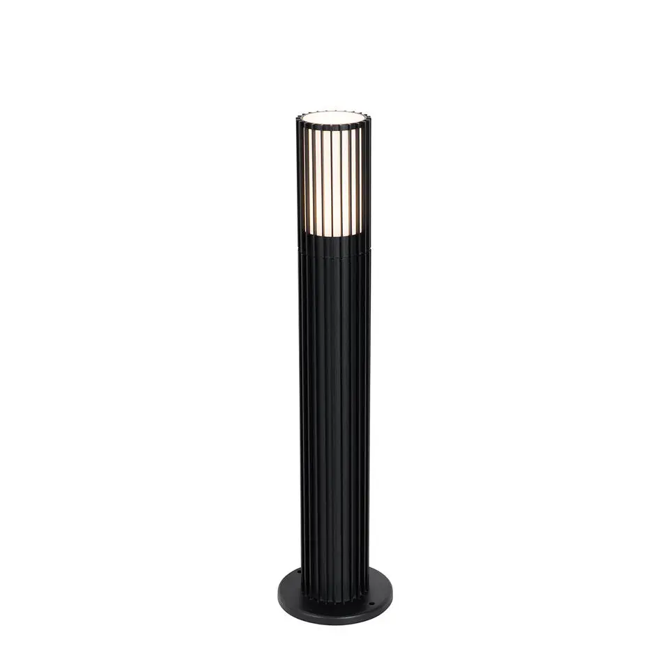 Qazqa staande buitenlampen boris zwart gu10