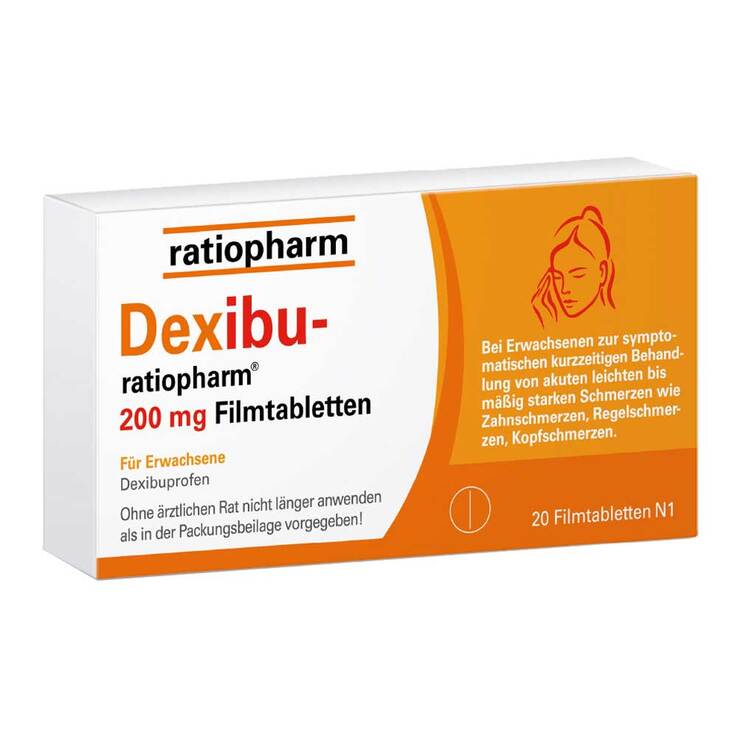 Dexibu-ratiopharm 200 mg Filmtabletten, 20 St