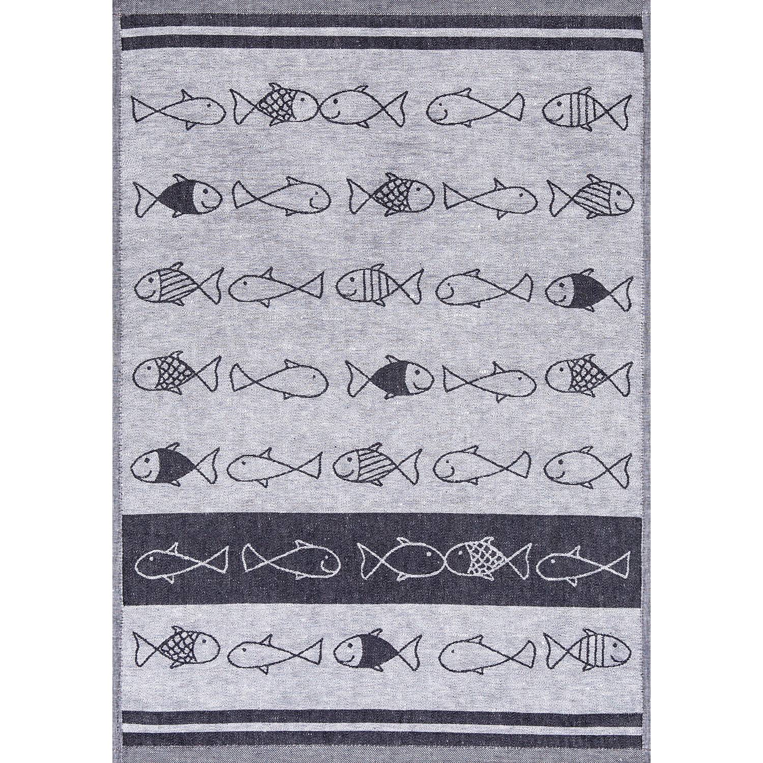Kracht Jacquard Halbleinen Geschirrtuch 