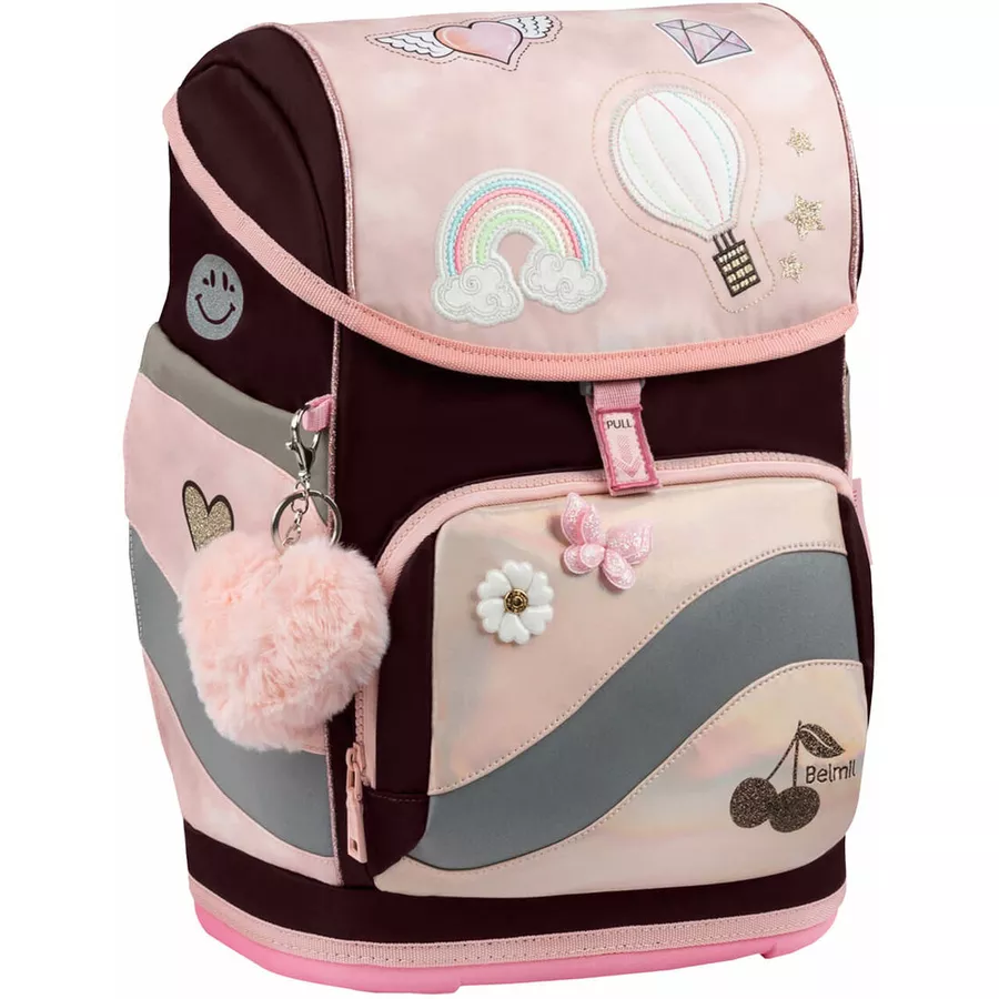 Belmil Schulranzen Premium Smarty Plus Set 5-teilig Glam