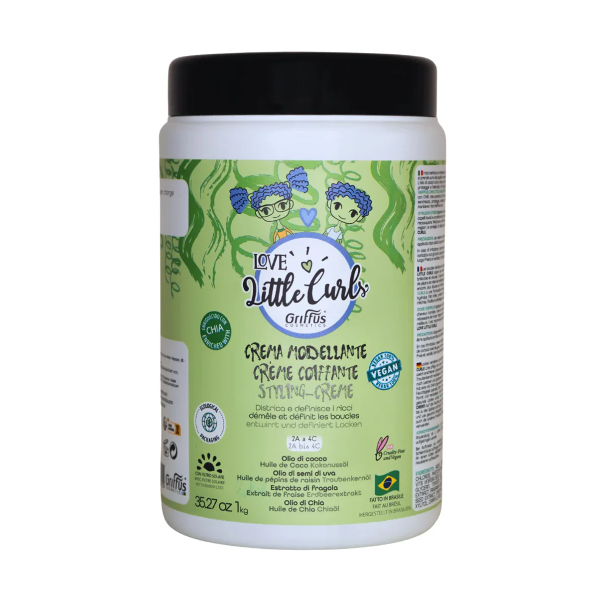 Crème Coiffante Love Curls Kids Love Curls 1000ml