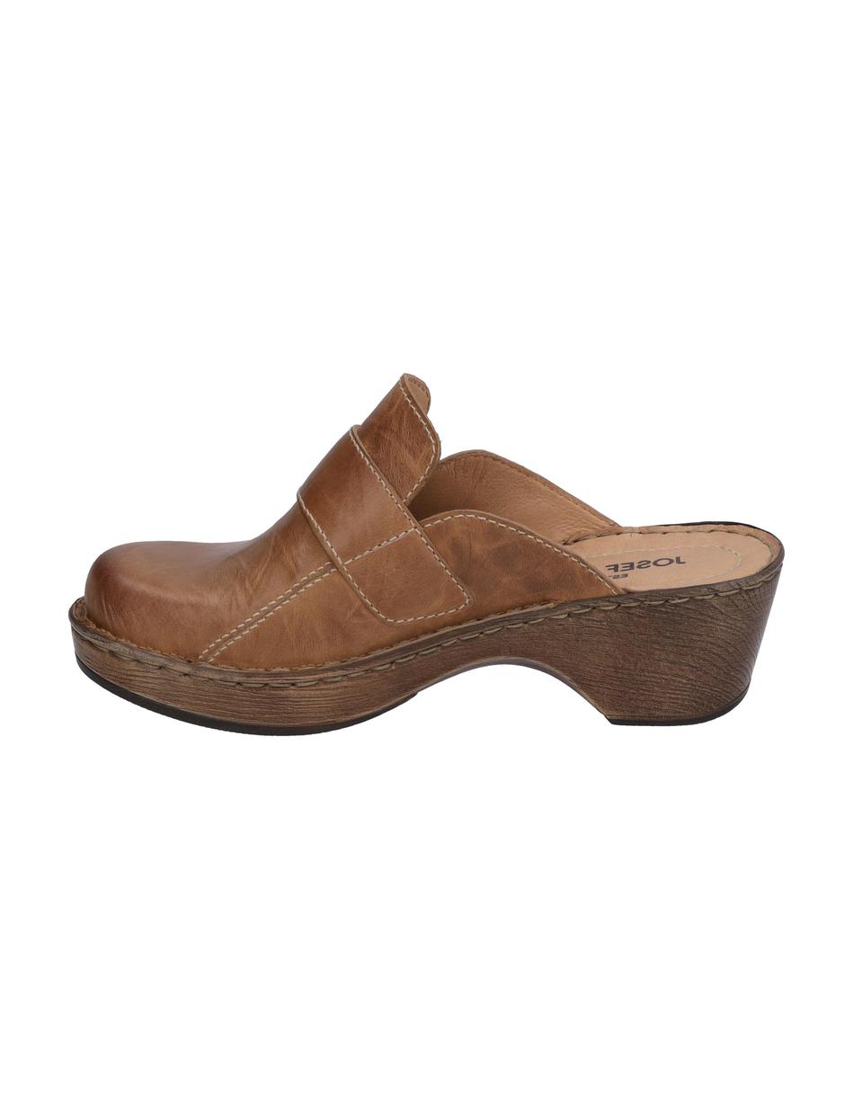 Clog Lily 10, camel