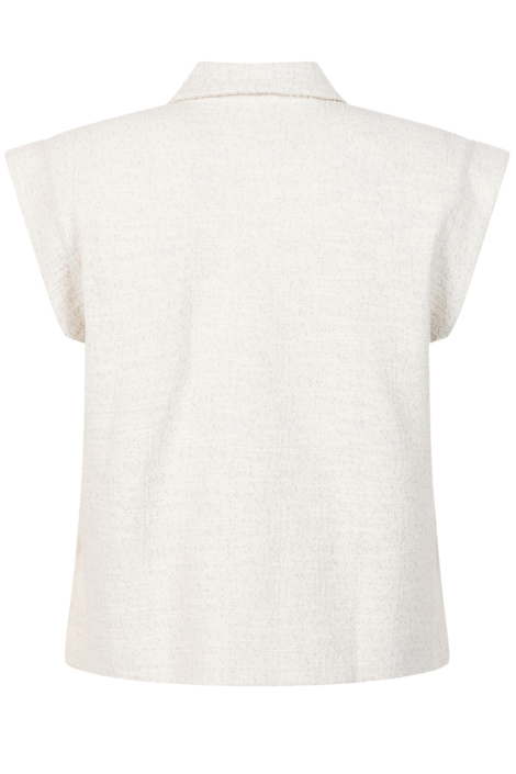 Zoso ecru dames gilet
