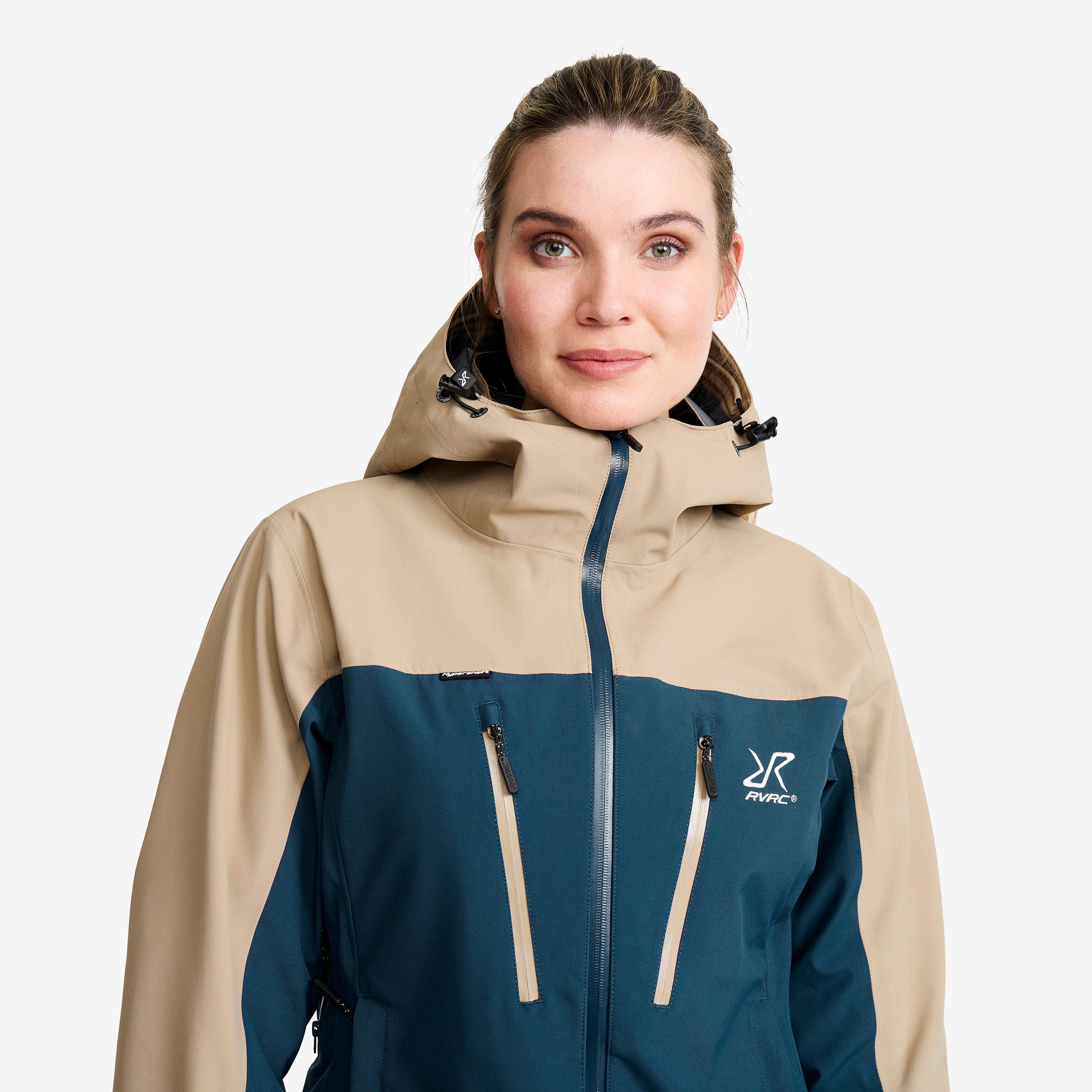 Silence Proshell 3L Jacket Dame Khaki/Moonlit Ocean