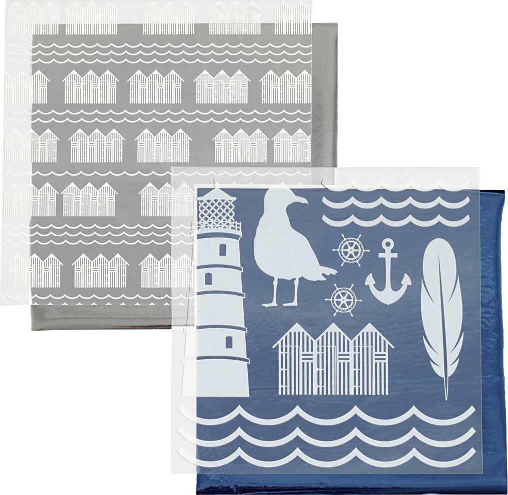 Dekorationsfolie Og Design Limark - Fyrtårn - 15X15 CM - 2X2 Ark
