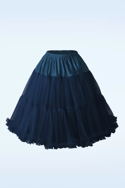 Banned Retro Lola Lifeforms petticoat in marineblauw