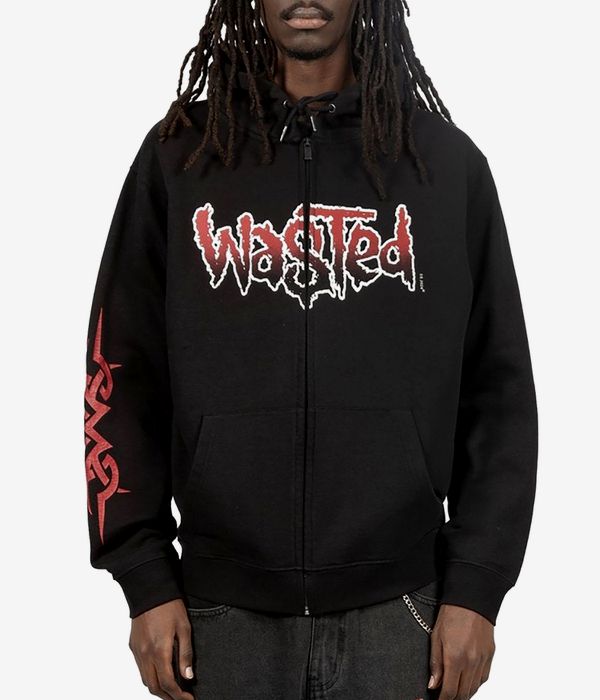 Wasted Paris Blind Zip-Hoodie (black)