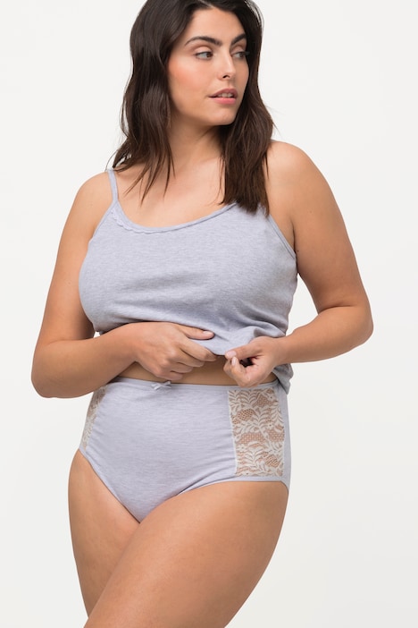 Maxislips, 3er-Pack, seitliche Spitze