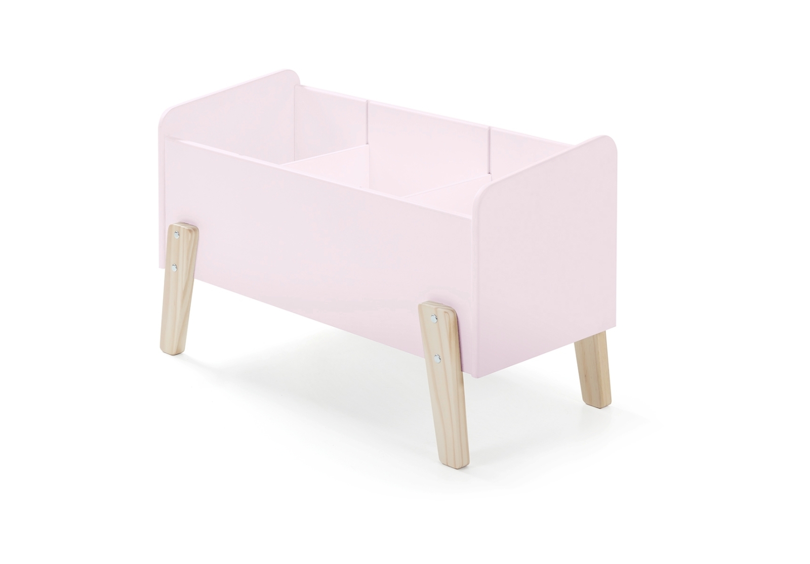 Spielkiste KIDDY - rosa- mit 3 Fächern