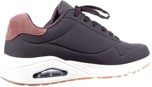 Skechers donkerbruin 183004/CHOC - maat 12 sneaker donkerbruin - maat 12 Calandschoen