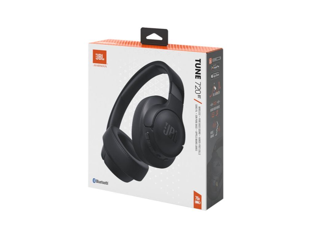 AUSCULTADORES SEM FIO JBL T 720 BT PRETO