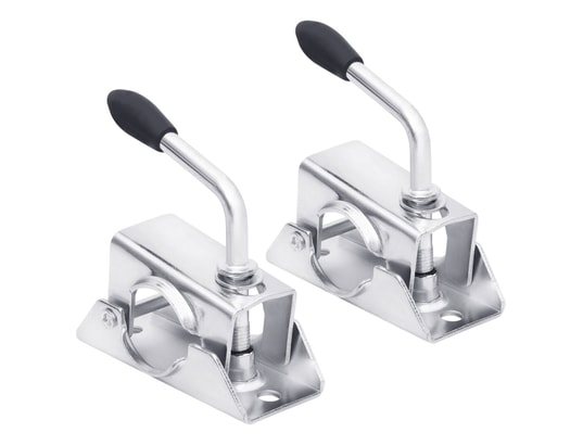 VIDAXL - Pinces de roue de jauge 2 pcs 13,5x6,5x14 cm acier galvanisé