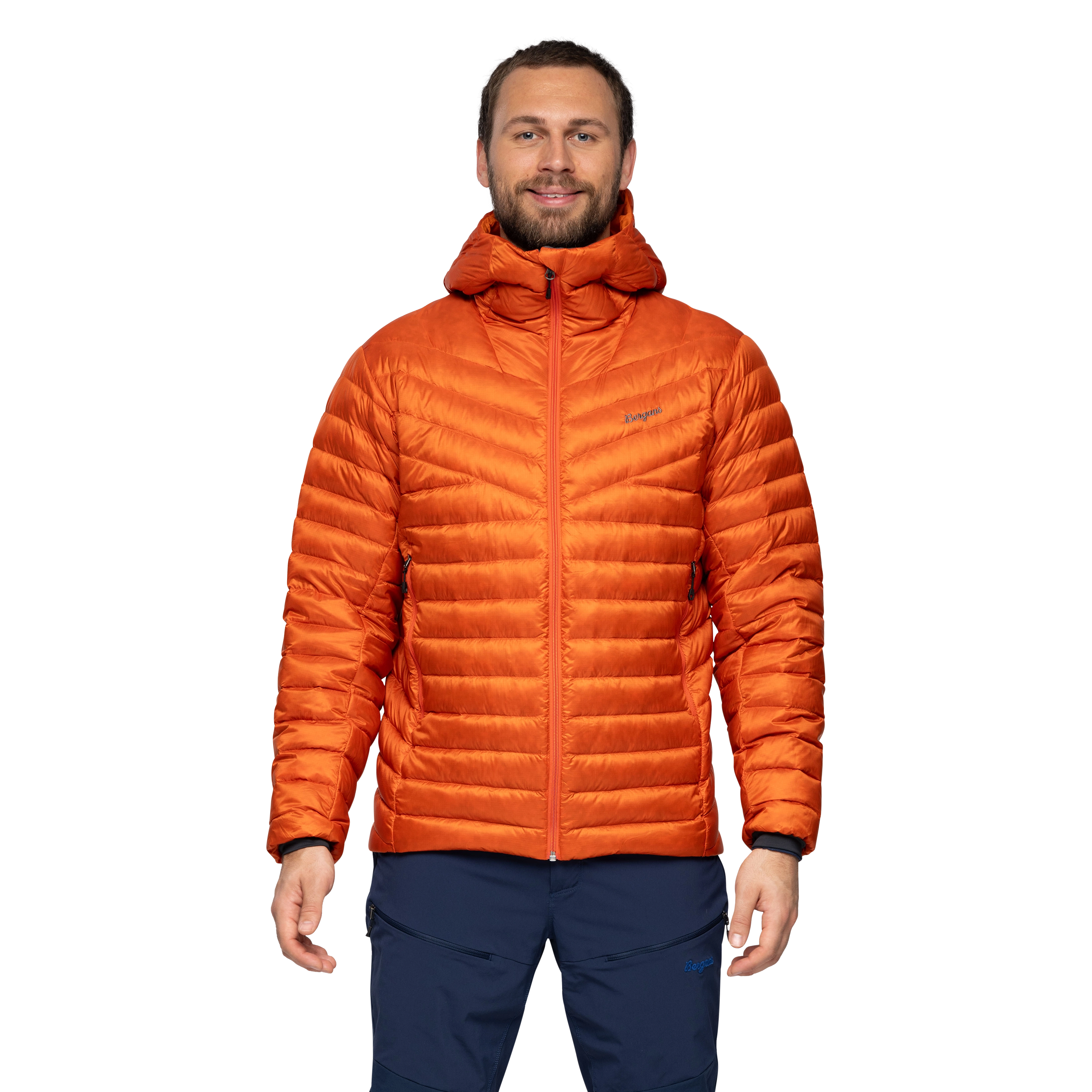Rabot Light Down Jacket Hood Men Lava