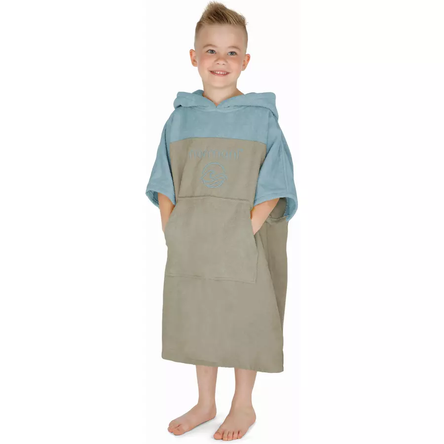 normani Kinder Badeponcho Puwai Hellblau