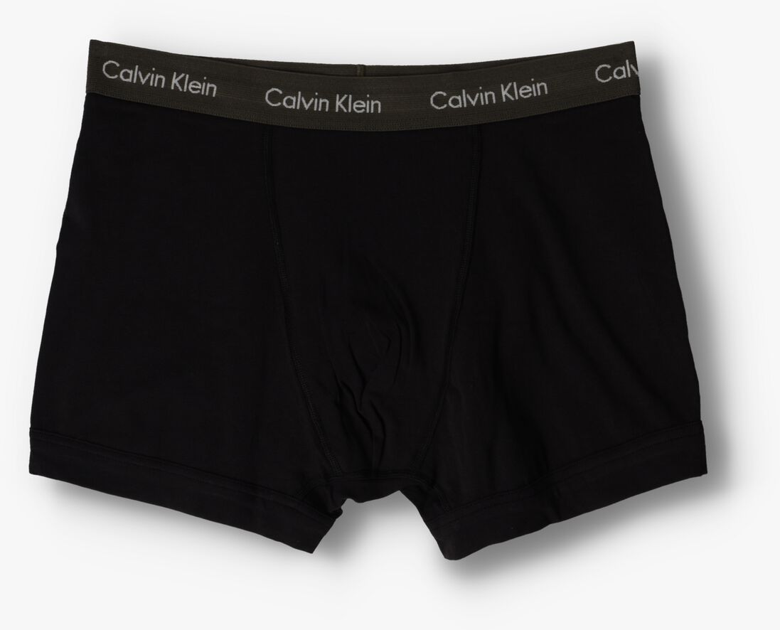 CALVIN KLEIN UNDERWEAR zwarte calvin klein underwear boxershort 3-pack trunks