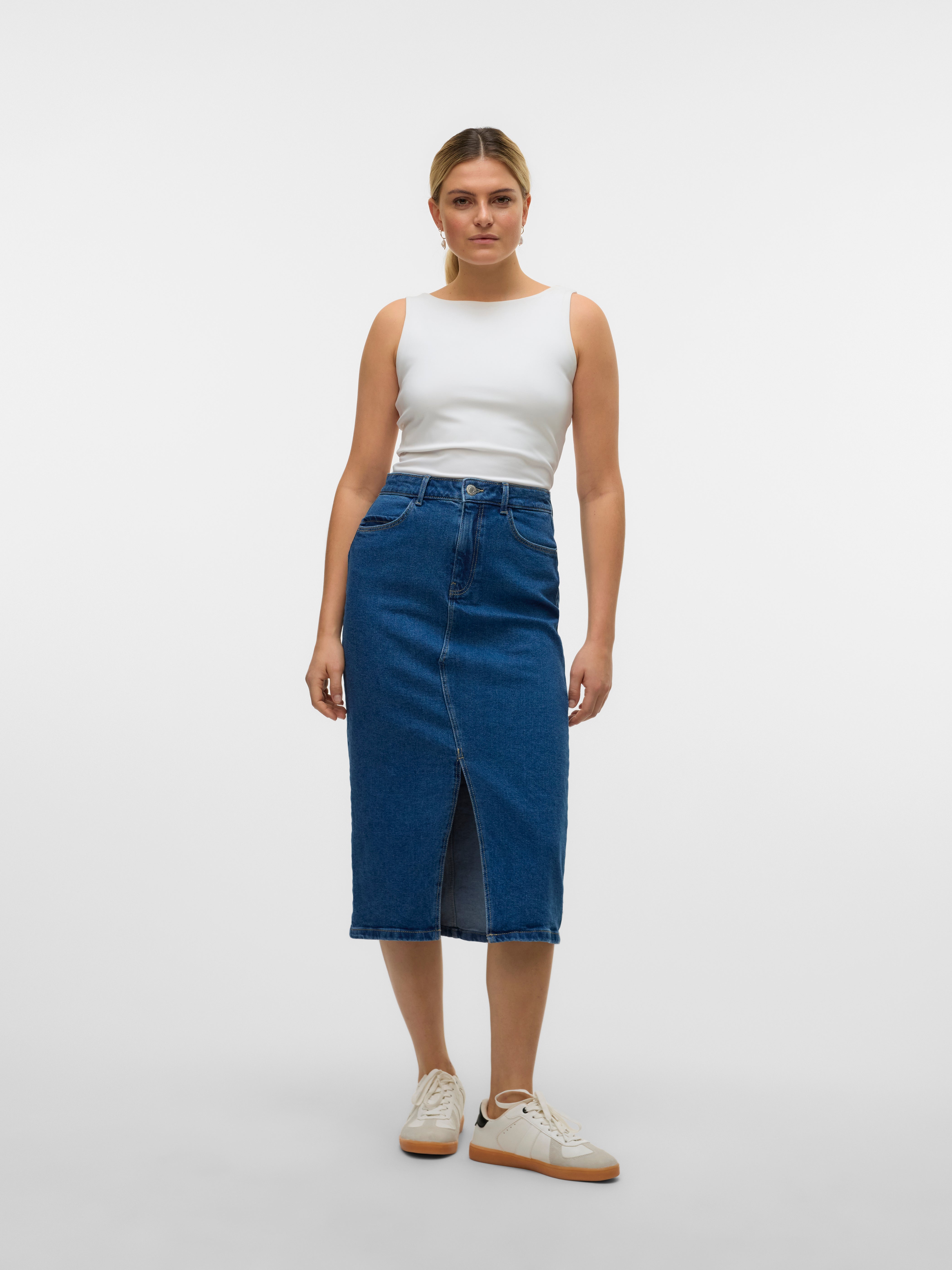 VMNATALIE High waist Midi-rok