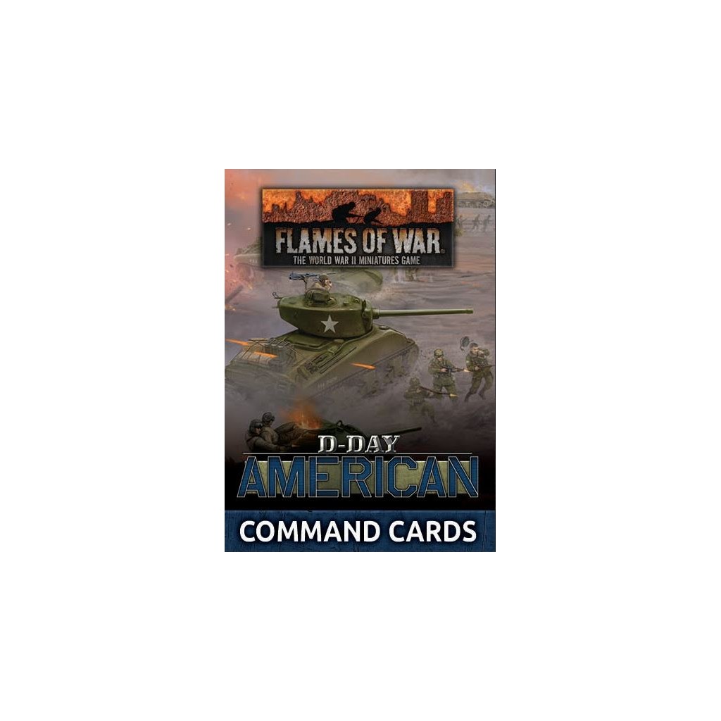Flames of War - D-Day American Command Cards