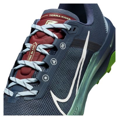 Chaussures de Trail Running Femme Nike React Terra Kiger 9 Bleu Vert