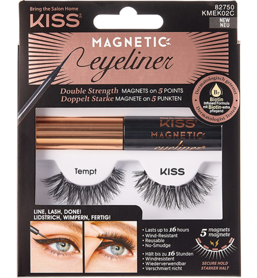 Kiss Magnetic eyeliner&lash kit 02 (1 set)
