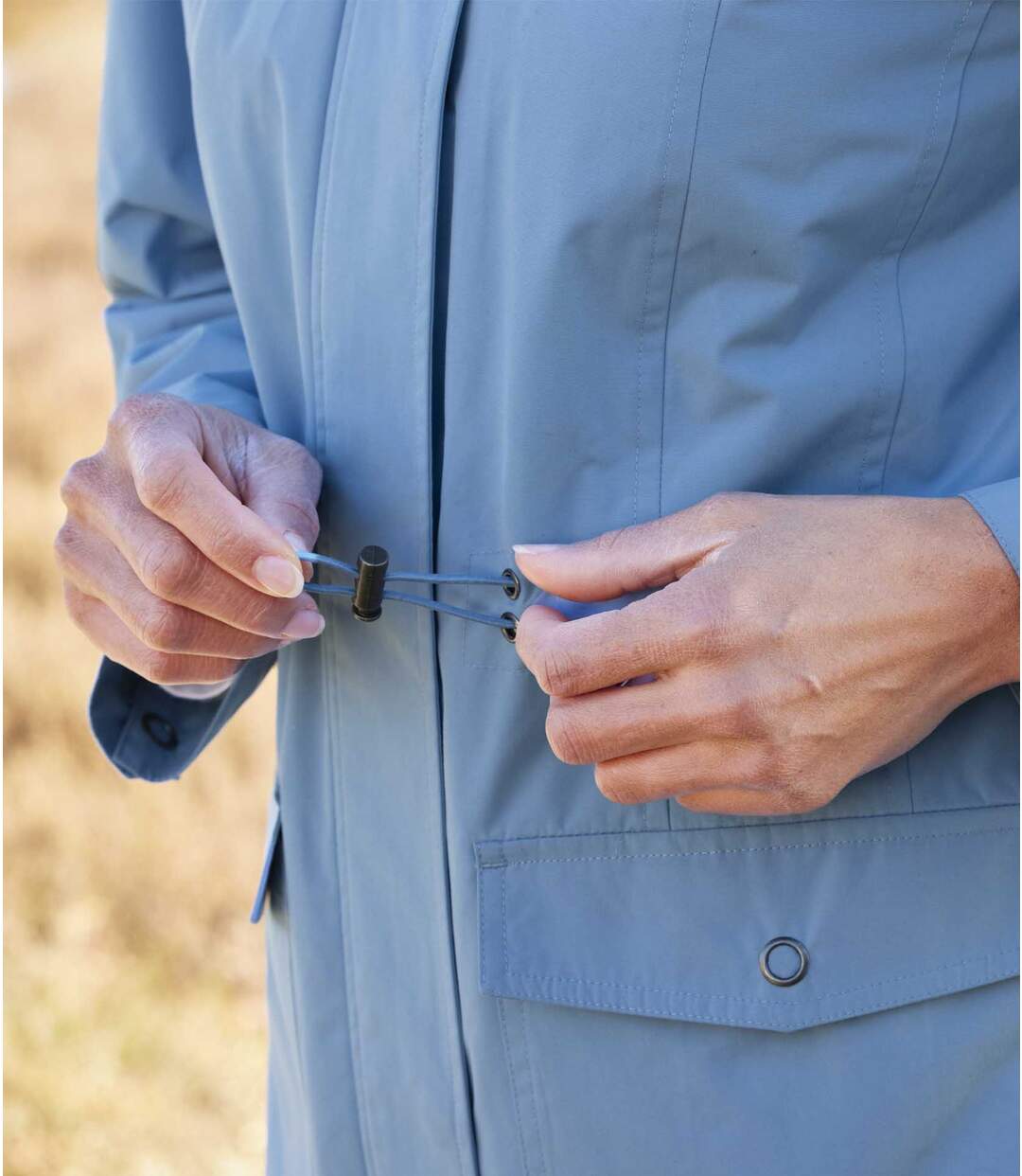 Parka Coupe-Vent Doublée Micropolaire