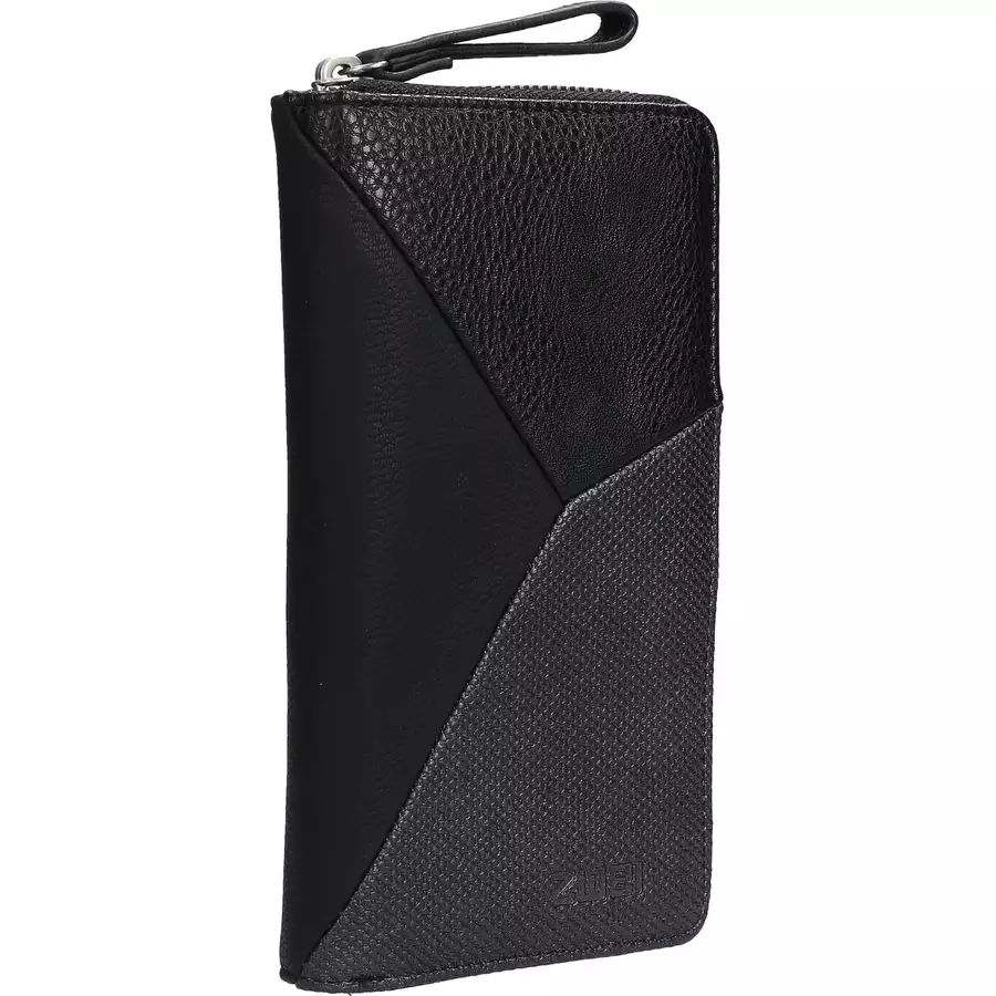zwei Jana J2 - Geldbörse 12cc 20 cm nubuk-black
