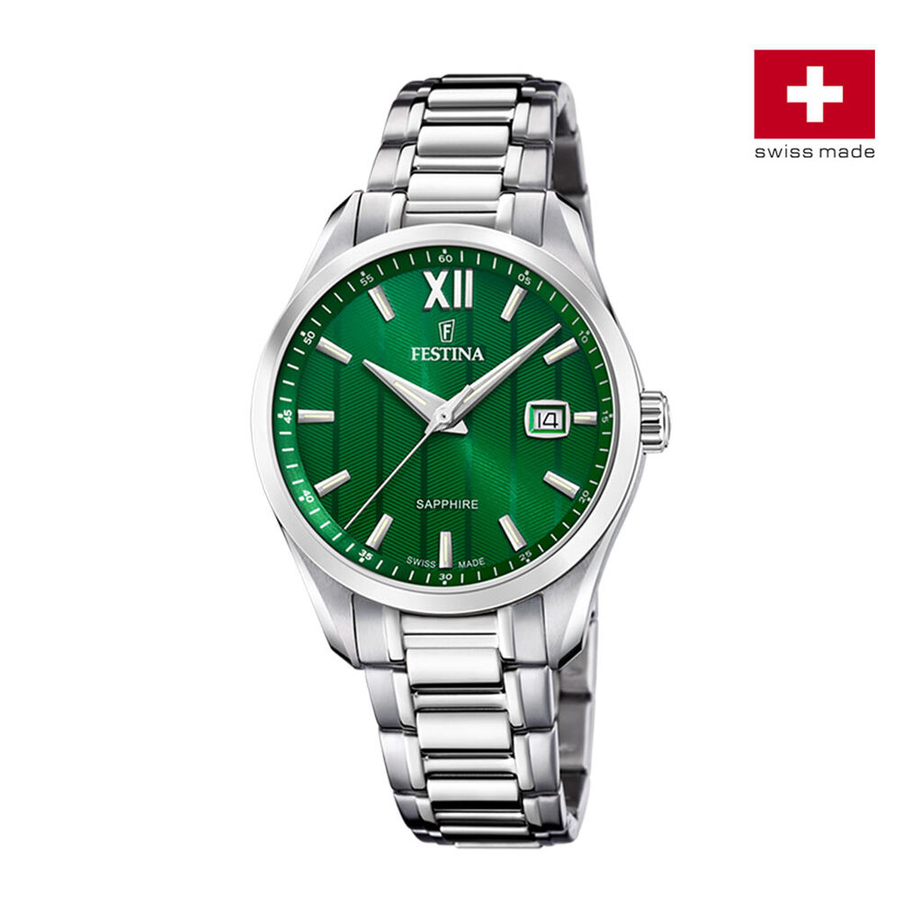Montre Festina Swiss Made Vert