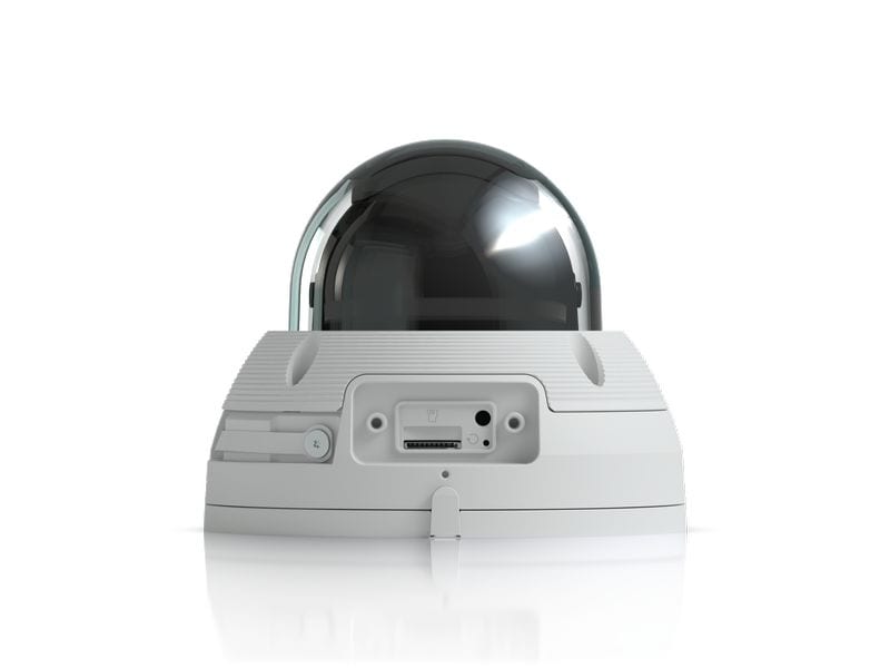 Ubiquiti Netzwerkkamera UniFi AI Dome Weiss Allwetter-feste, vandalismusgeschützte 4K PoE Dome-Kamera mit erweiterten KI-Fähigkeiten und Langstrecken-IR-Nachtsicht
