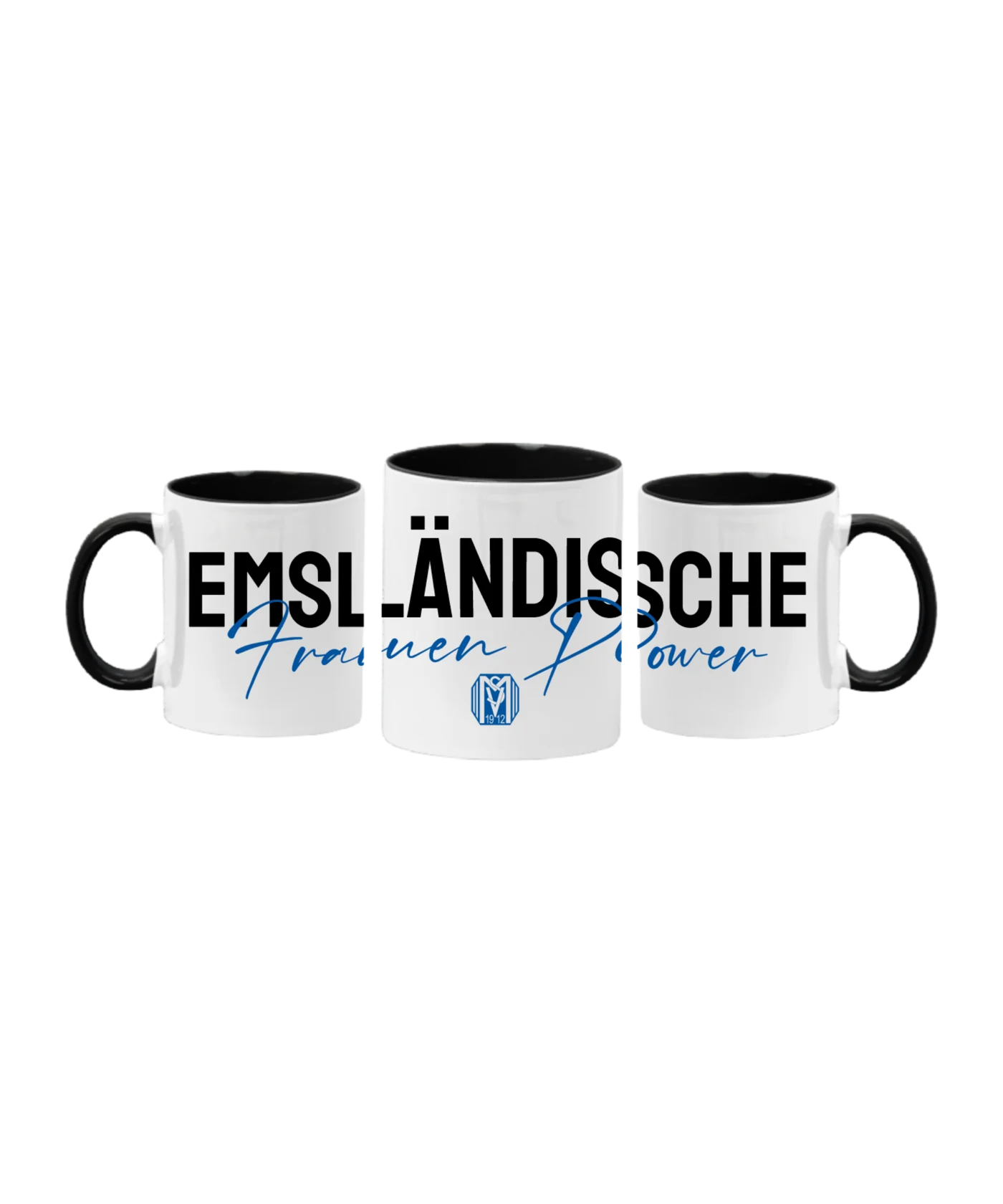 SV Meppen Tasse #Frauenpott Weiss Hellblau