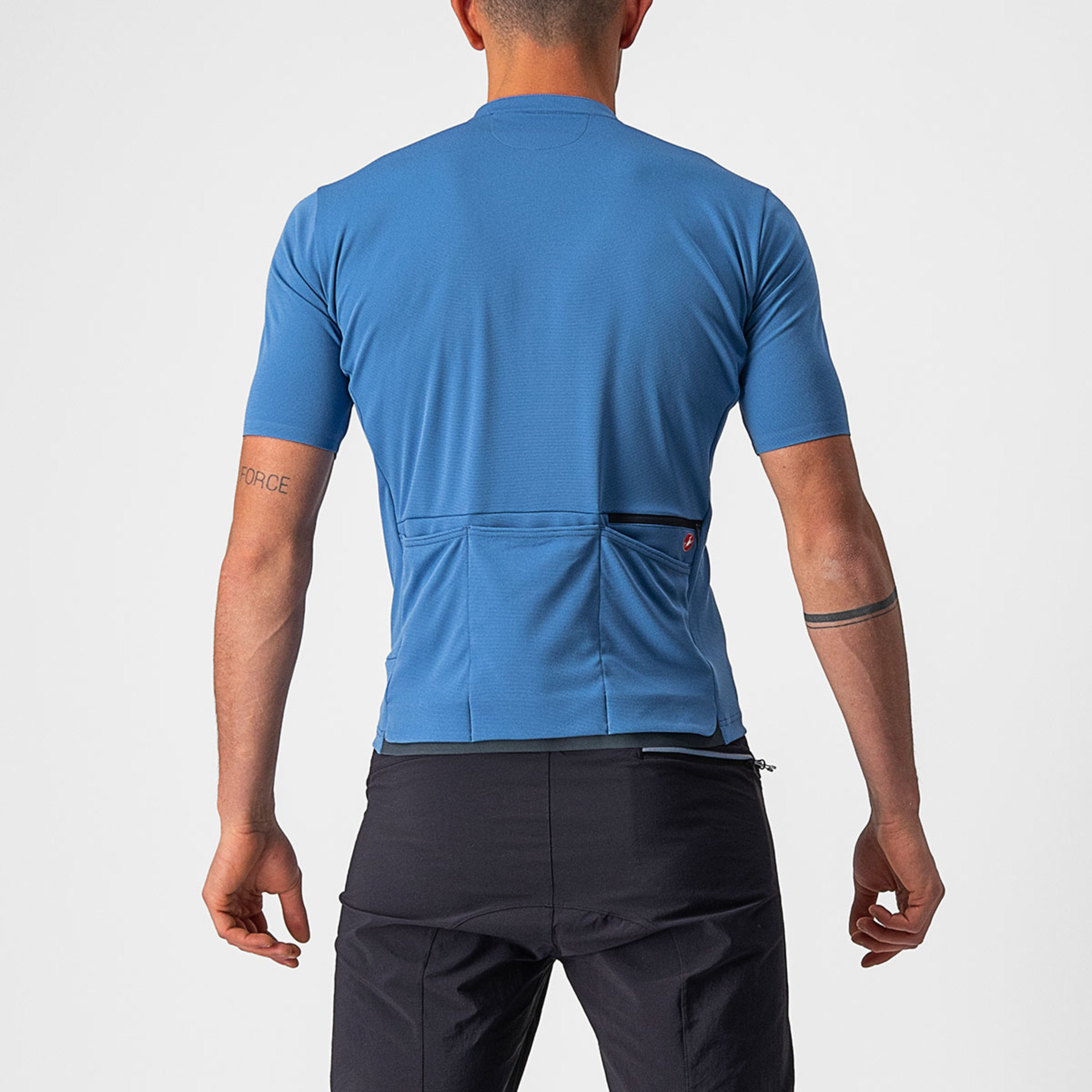 Castelli Unlimited Allroad Fietsshirt Korte Mouwen Blauw Heren